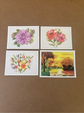 Vintage Cards Blank Inside